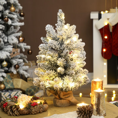 1.97' H Lighted Artificial Christmas Tree