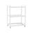 3-tier Utility Cart With Wheels Outdoor Rolling Metal Storage Organizer-100005649