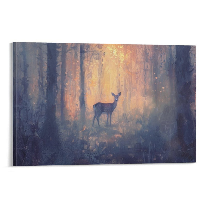Toile encadrée 24 "x 36" avec cadre en bois, prête à être accrochée, 24 po x 36 po
