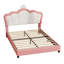 PU Upholstered Bed with Adjustable Headboard-823842100