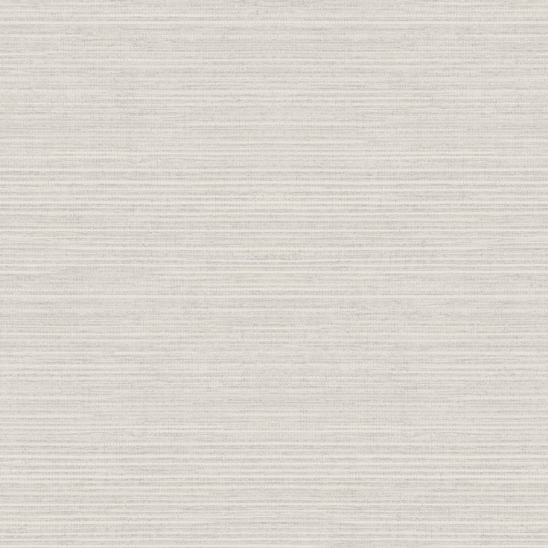 Wynnewood Grasscloth Texture Effect 10m X 53cm Wallpaper Roll, Silver