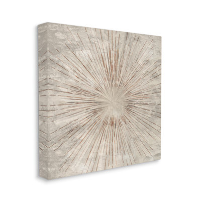 Burst Of Brown Pattern On Canvas by Kim Allen Graphic Art
