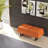Mushaim Faux Leather Office Bench