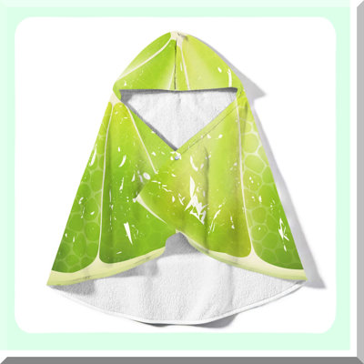UltraSoft Oversized Hooded Beach Towel - Extra Large Microfiber Blanket with Button - Fun Fruit Design - Perfect for Adults - 59x79 Bath Wrap Poncho Cape