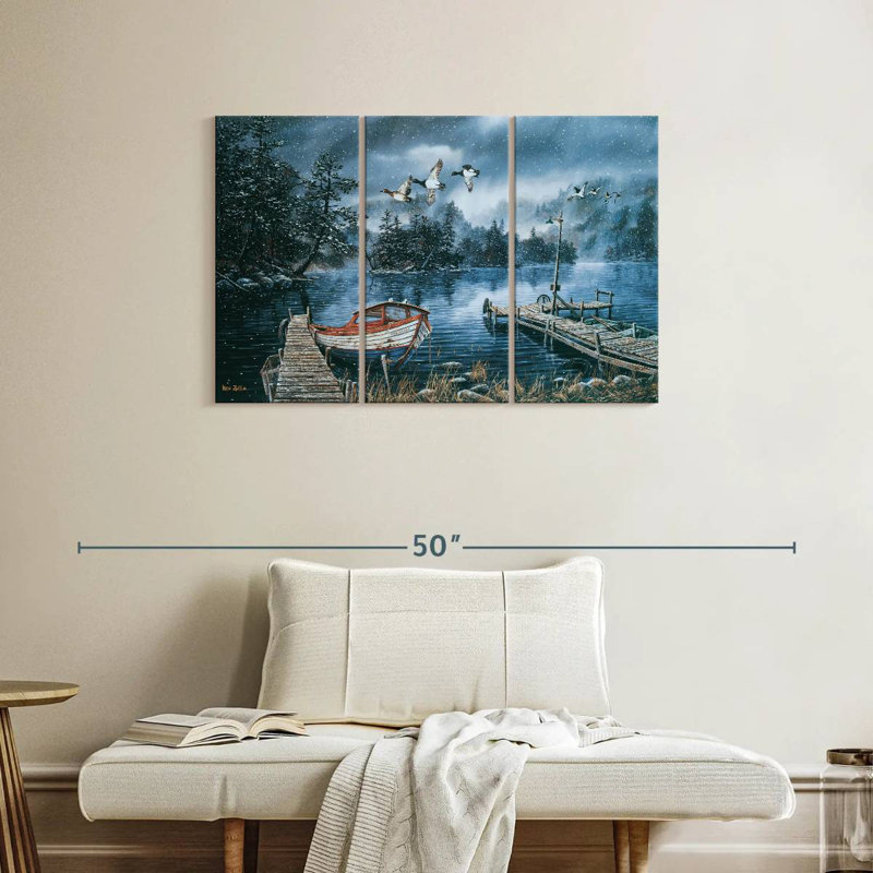 Alvord, lac des bois, H 24 po x l 38 po