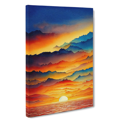 Victorious Ocean Sunset - Wall Art
