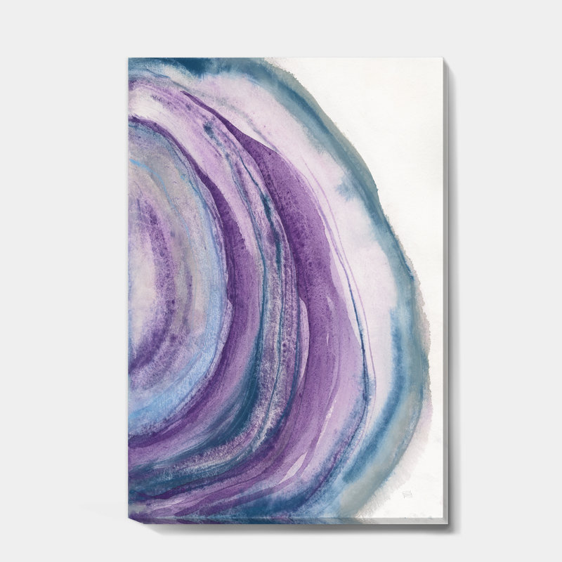 Watode Geode I - Reproduction d'art sur toile tendue, H 32 po x l 24 po x P 1 po