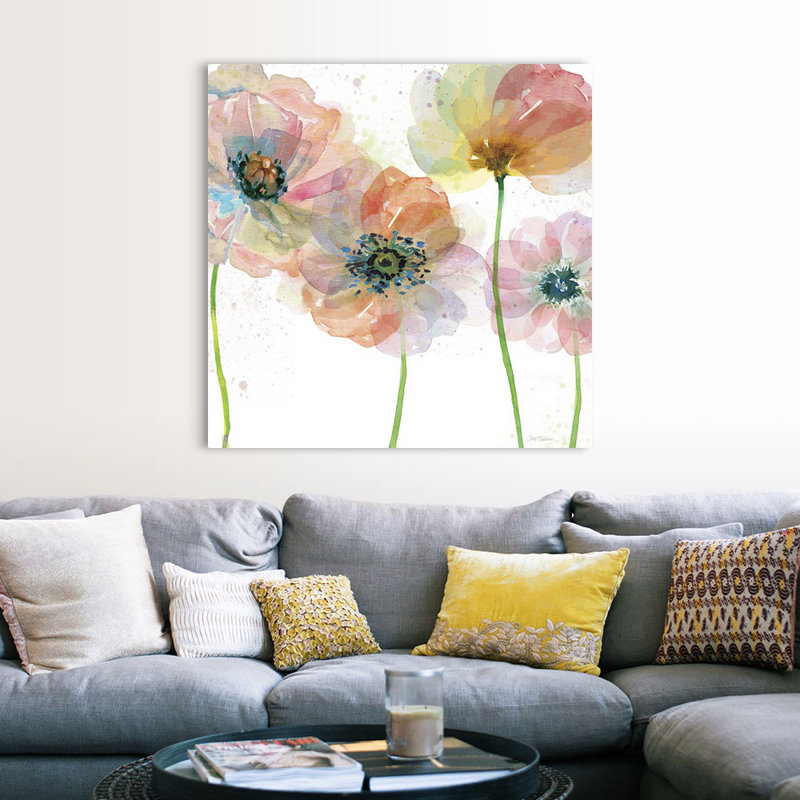 «Summer Fields I», reproduction d'art sur toile, Toile tendue, H 48 po x l 48 po x P 1,25 po
