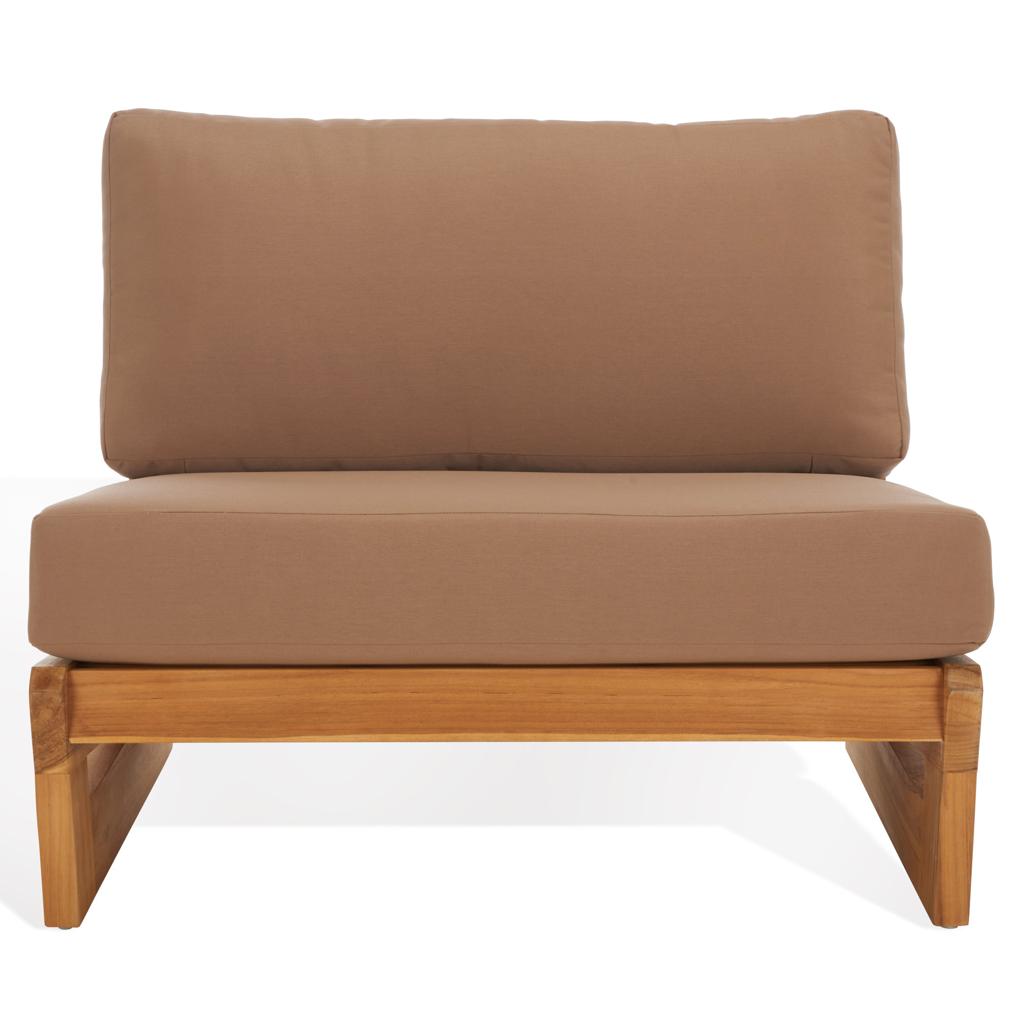Despina Teak Patio Chair with Cushions, Brown
