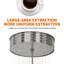 Urne commerciale 100 tasses, cafetière à double paroi de grande capacité 14l, distributeur d'eau chaude électrique en acier inoxydable avec contrôle automatique de la température et robinet pour la fête (argent)