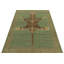 Distressed Homage Hand Knotted Wool Animal Print Area Rug-875186367