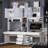 Large Double Gaming Table With Drawers & Cabinet * Shelf