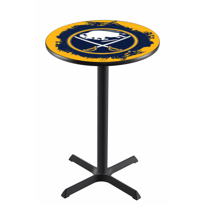 NHL Pub Table, Buffalo Sabres, 42" H x 28" L x 28" W