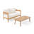 Lorene Acacia 2 - Person Patio Conversation Sets with Cushions