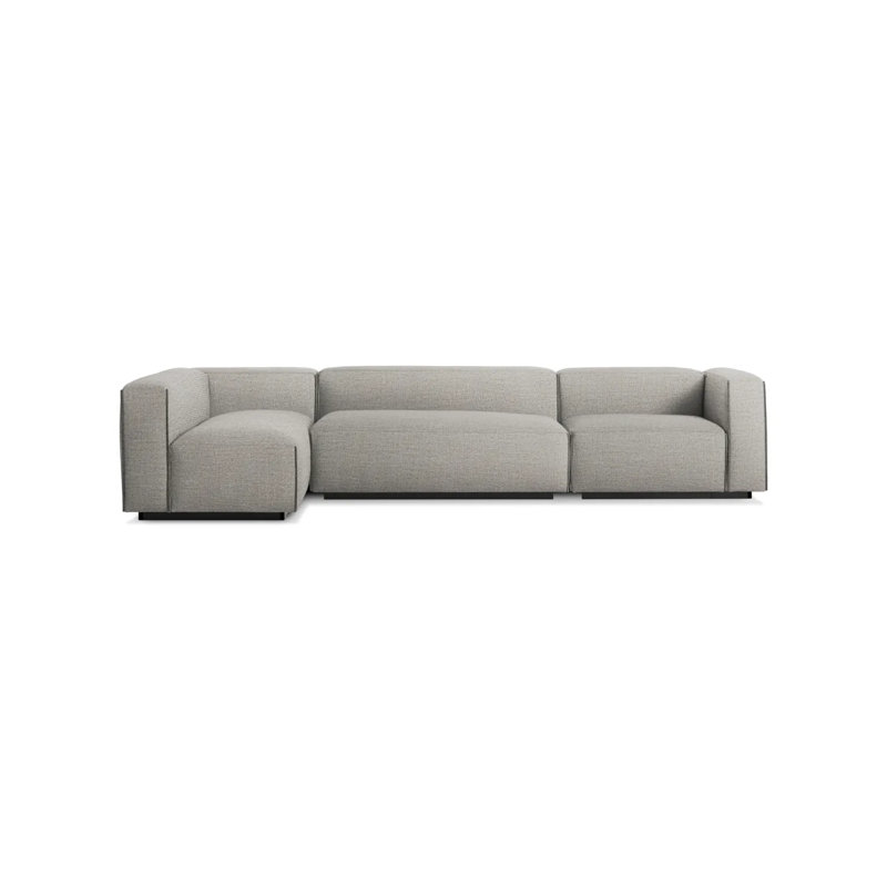 Cleon Modular Sectional, Maharam Mode in Clavicle 100% Polyester, Right Hand Facing