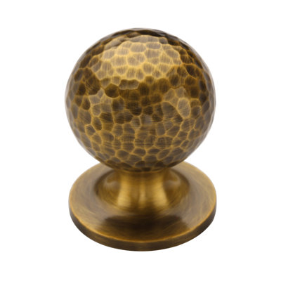 Heritage Brass Heritage Cabinet Knob Ball Hammered Design