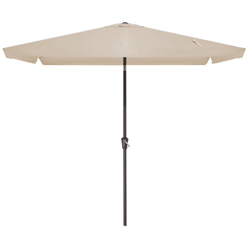 Parasol de marché d'extérieur 6,5 pi x 10 pi, Beige