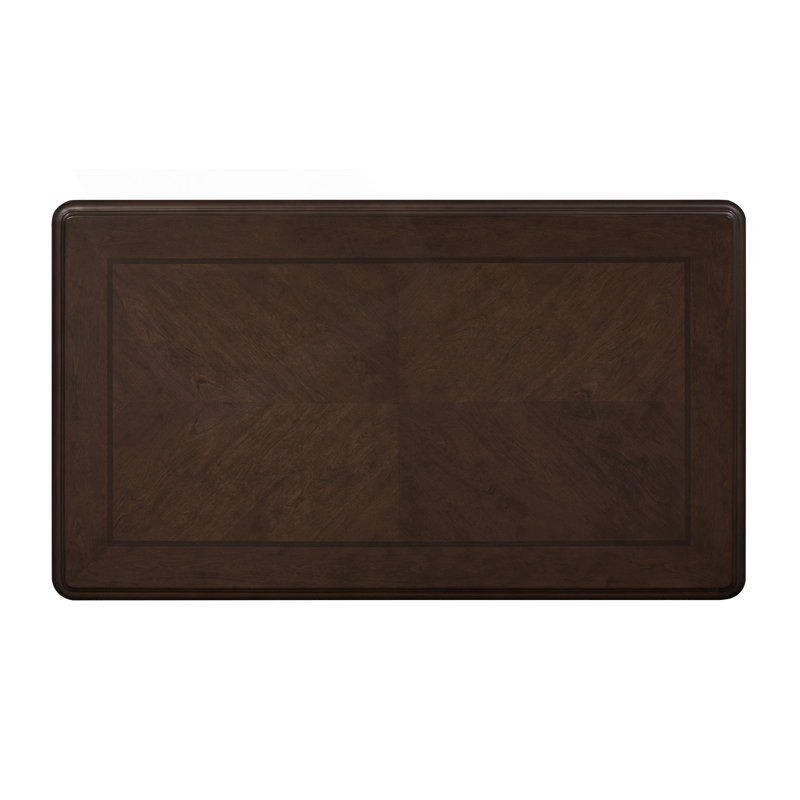 Table basse avec bordure florale