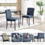 Chaise de salle à manger moderne avec pieds en métal-722332356-734609461