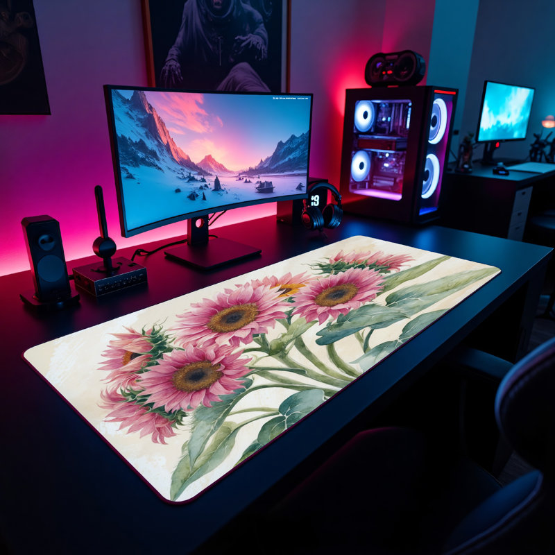 Polyester Desk Pad, 23.6x13.8