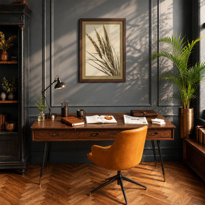 Grain Study Botanical - Framed Print