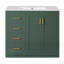 Meuble-lavabo 36 po avec lavabo en céramique