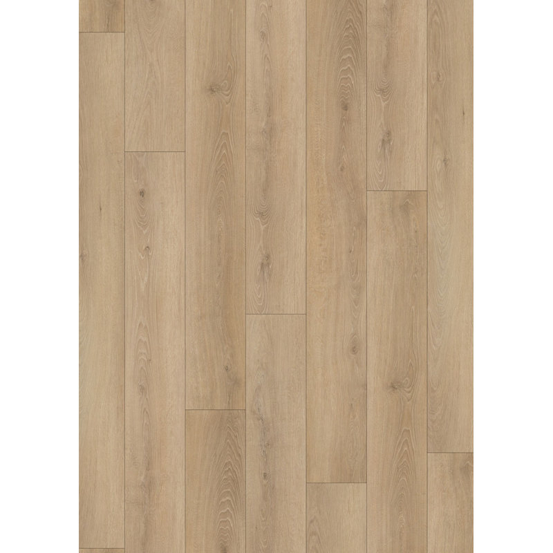 8mm Thick 9'' W x 60'' L Oak Vinyl Plank, Cozy Cottage