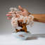Genuine Quartz Gemstone Bonsai Tree In Oval Ceramic Pot (10€ Tall)