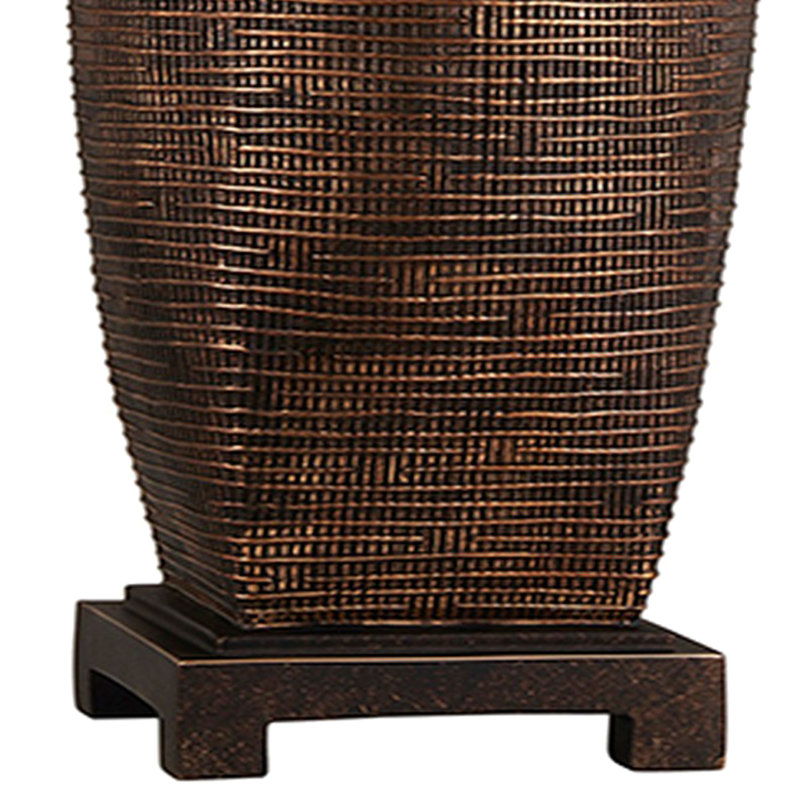 Lampe de table brune 30 po Gurteerith