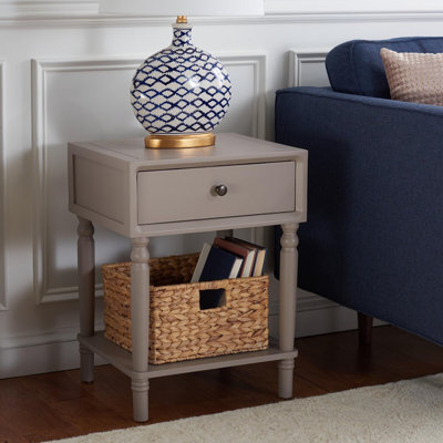 Quamaine Nightstand With Storage Drawer by Canora Grey