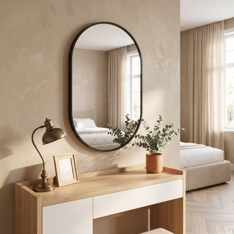 Glass Rectangle Wall Full Length Mirror
