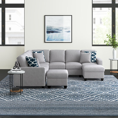 Aracena Reversible Sectional Sofa With Ottoman