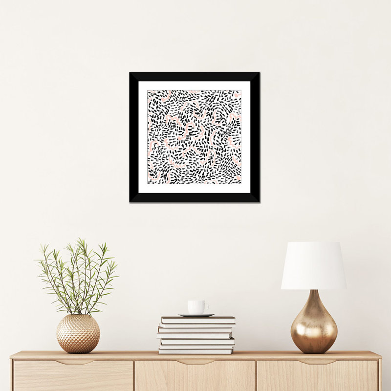 « katli b&w », impression sur toile, Papier d'art encadré noir, H 16 po x l 16 po x P 1 po
