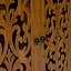 Armoire rétro en bois sculpté arqué