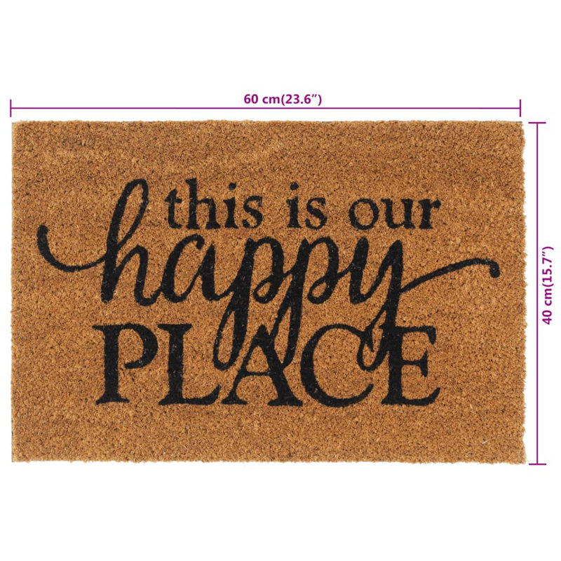 Krantz Non-Slip Indoor / Outdoor Doormat, 40cm W x 60cm L