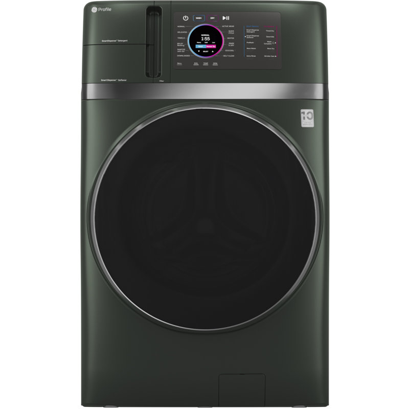 Ge Profile Energy Star® 4.8 Cu. Ft. Capacity Fast Combo With Ventless Inverter Heat Pump Technology Washer/Dryer, Jade Green