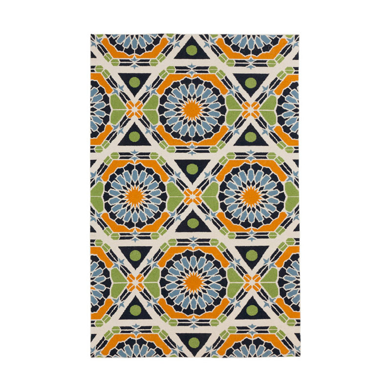 Alicia Wool Geometric Indoor Rug, Runner 2'6" x 8'