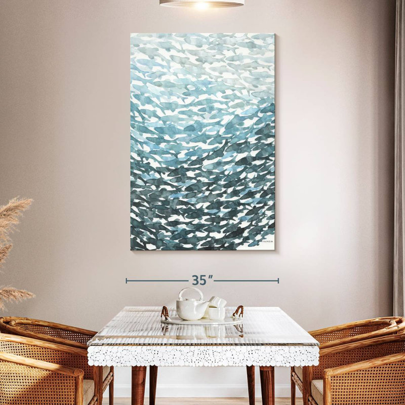 Brampt Deeper Blue, 51" H x 34" W