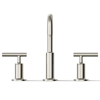 Purist Low-Handle Widespread Bathroom Faucet