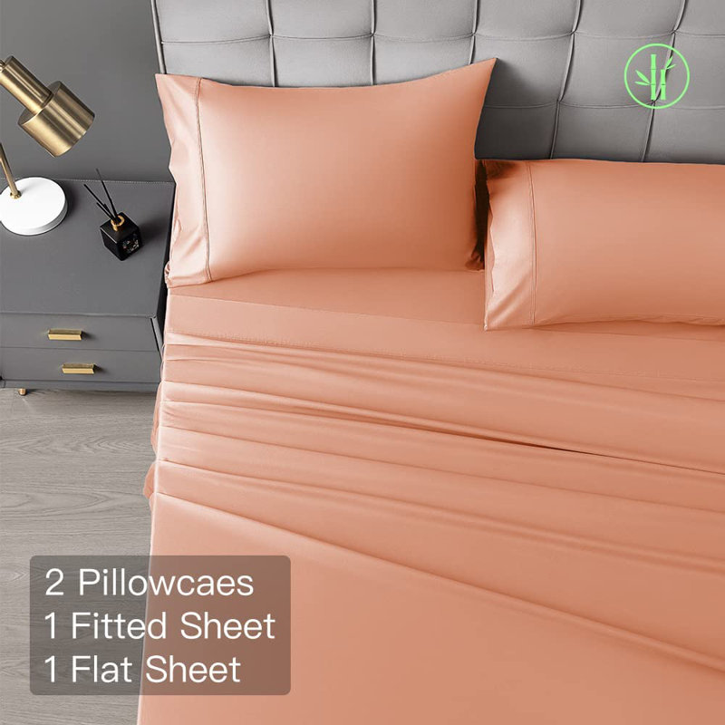 Ensemble de draps Gemmell, Corail