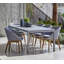 Peacock Patio Dining Armchair with Cushion-30317220