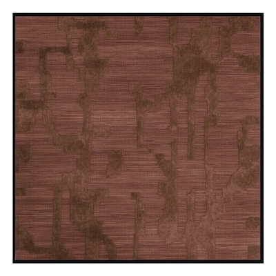 Machine Washable Abstract Brown Area Rug