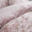 Crushed Velvet Duvet Cover Set with Pillowcases-32273471-24064945