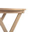 Table ronde ronde en bois massif pour patio-129101078