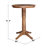 Frausto 2 - Person Solid Wood Bar Height Pedestal Dining Set-1347191326-1423868476