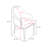 Beige Solid back side Chair(Set of 2)