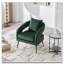 Chaise d'appoint rembourrée en velours-1167753843