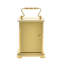 Roman Numeral Metal Quartz Movement / Crystal Tabletop Clock in Gold