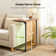 Modern  End Table, Nightstands For Living Room, Side Table For Small Spaces Storage
