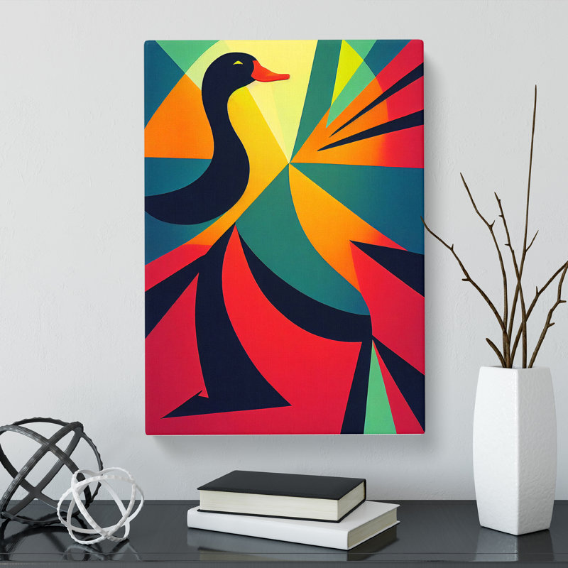 Abstract Duck Vol.1 - Wrapped Canvas, 50cm H x 35cm W x 3cm D
